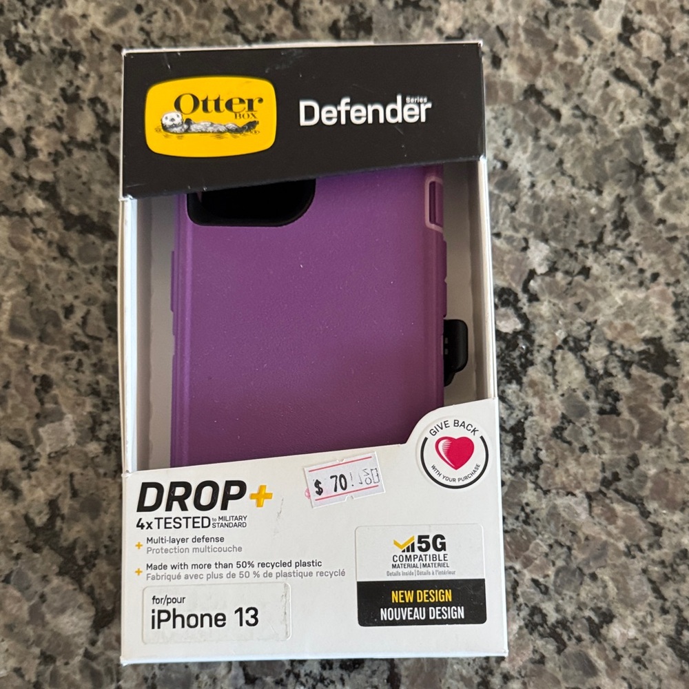 OtterBox Defender Series iPhone 13 Case - Vibrant Purple